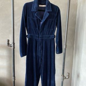 Navy Blue XS navy blue thick corduroy jumpsuit from ASOS amazing condition